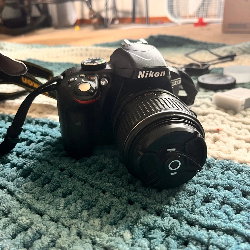 Nikon Black and Red Digital Camera